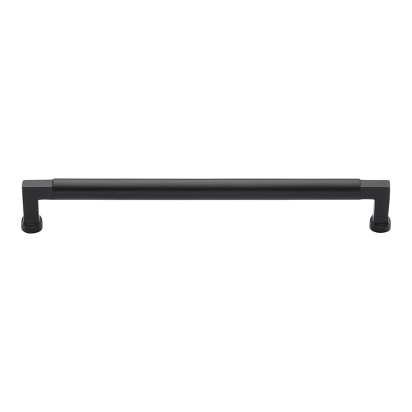 C0312 254-BKMT • 254 x 269 x 40mm • Matt Black • Heritage Brass Bauhaus Cabinet Pull Handle